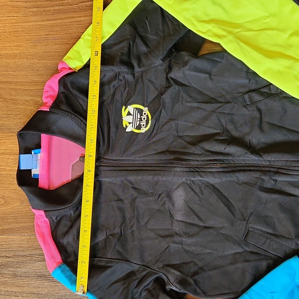 Adidas Original X Rita Ora Neon Multicolor Track Jacket (W Size S) - Picture 5 of 10
